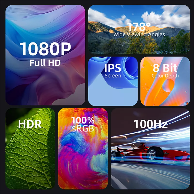 18.5 Inch 1080P 100Hz Portable Monitor